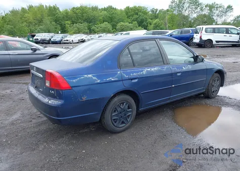 2003 Honda Civic Lx z USA, uszkodzony, nr VIN 2HGES16513H593796